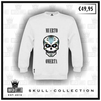 Sweater White Skull Collection