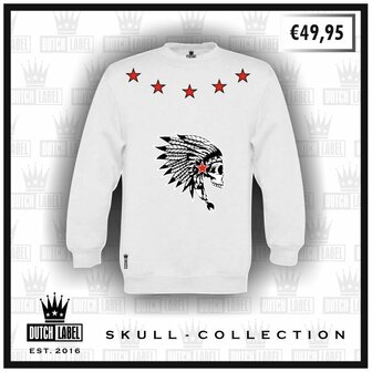 Sweater White Skull Collection