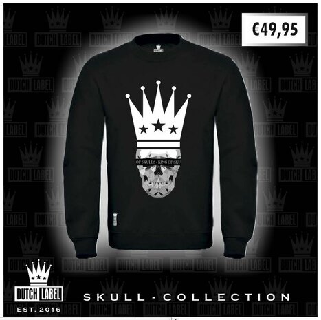 Sweater Black Skull Collection
