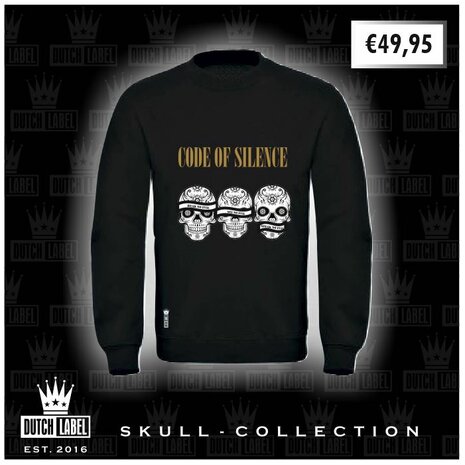 Sweater Black Skull Collection