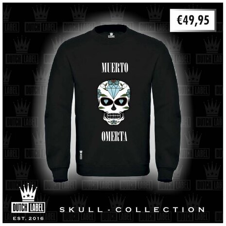 Sweater Black Skull Collection