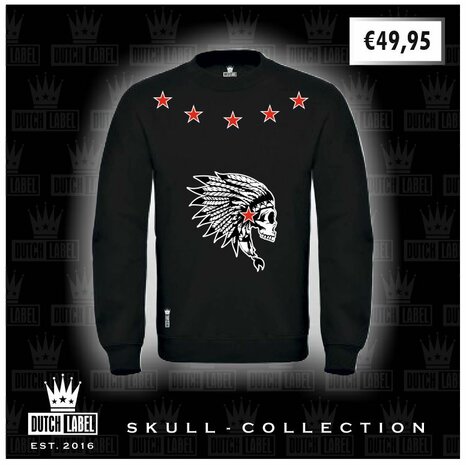 Sweater Black Skull Collection