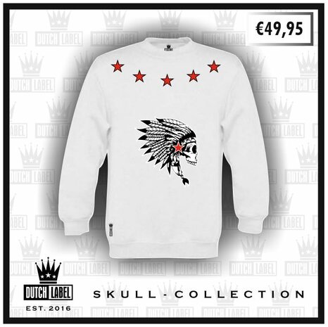 Sweater White Skull Collection