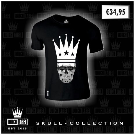 T-shirt Black Skull Collection